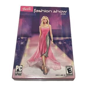 Barbie Fashion Show CD-ROM - PC - 2004 Computer Game W/ Workaround Included